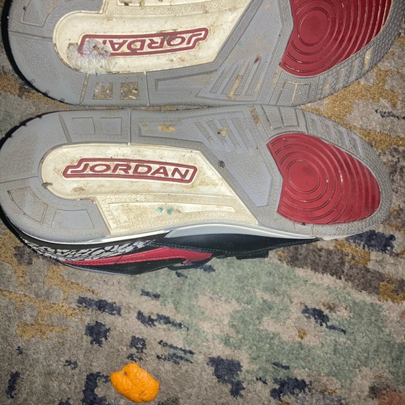 RED BLACK AND WHITE NIKES - Picture 3 of 4